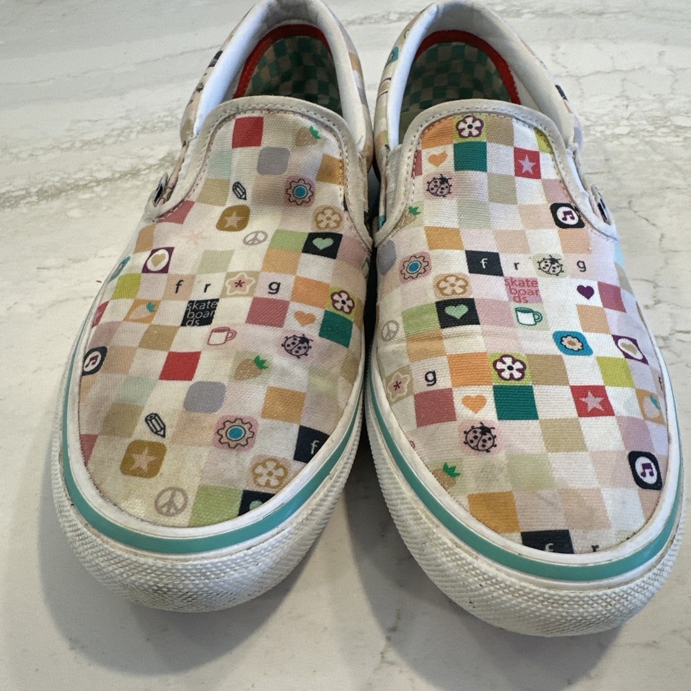 VANS x Frog collab Skateboard Men's Slip-On Skate Shoes limited edition Size 11 - Picture 11 of 11